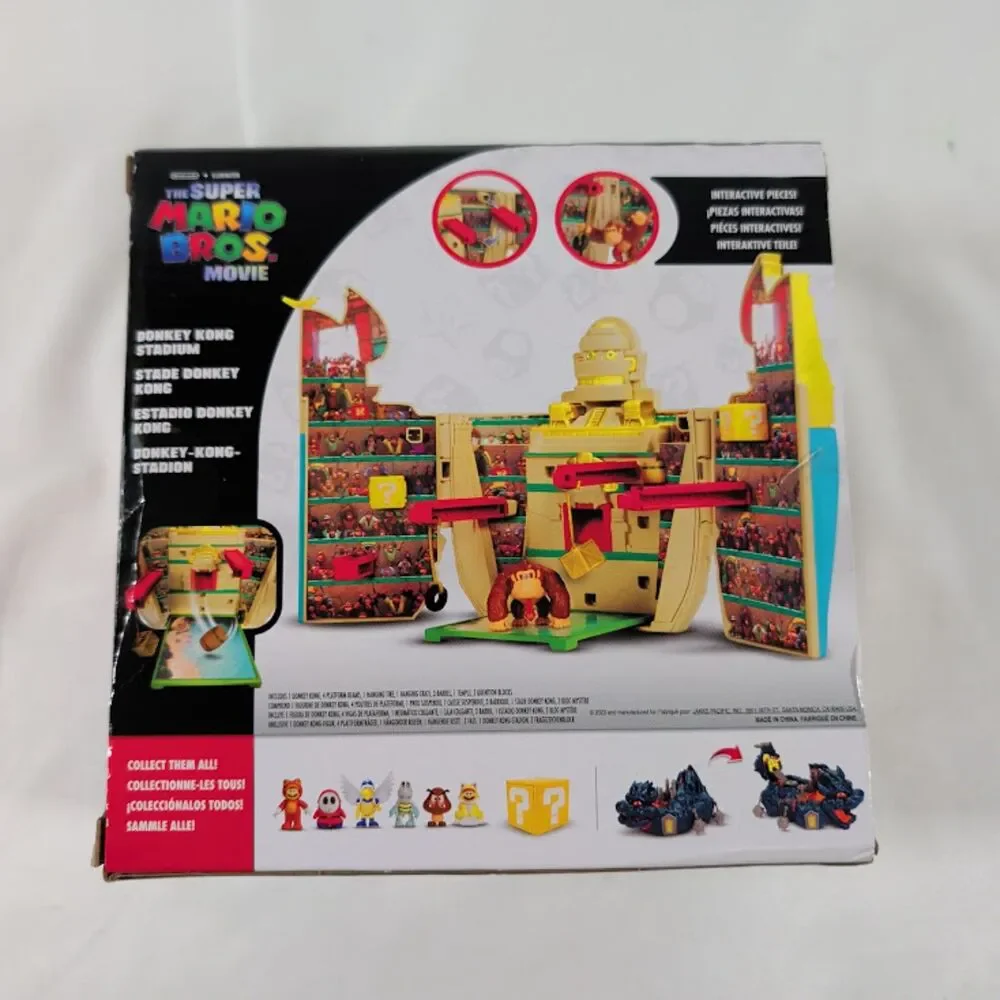 Super Mario Bros Movie Donkey Kong Stadium Playset JAKKS Pacific NEW Sealed